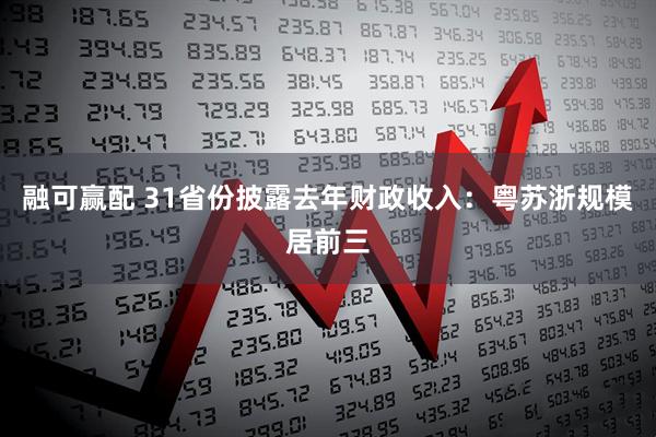 融可赢配 31省份披露去年财政收入：粤苏浙规模居前三